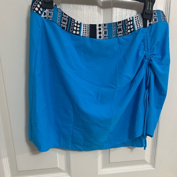 Ethnic Style Women's Bikini Three-piece Swimsuit NEW sz large  Blue - Picture 7 of 7